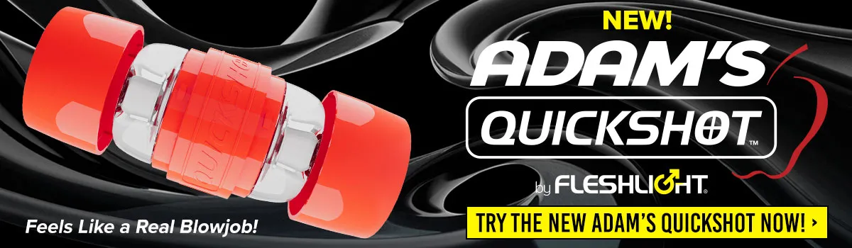 Shop The Hottest New Masturbator! Adam's Quickshot By Fleshlight!