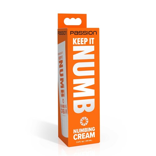 Passion Lubricants Keep it Numb Numbing Cream packaging