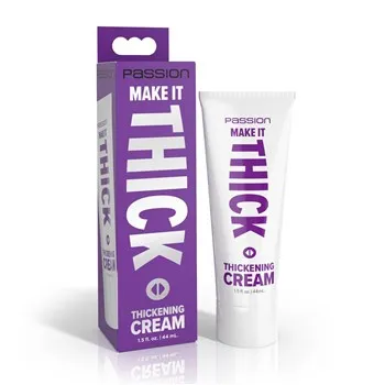 Passion Lubricants Make it Thick Thickening Cream with package