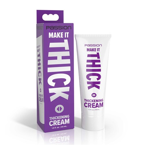 Passion Lubricants Make it Thick Thickening Cream with package