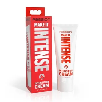 Passion Lubricants Make it Intense Intensifier Cream with package