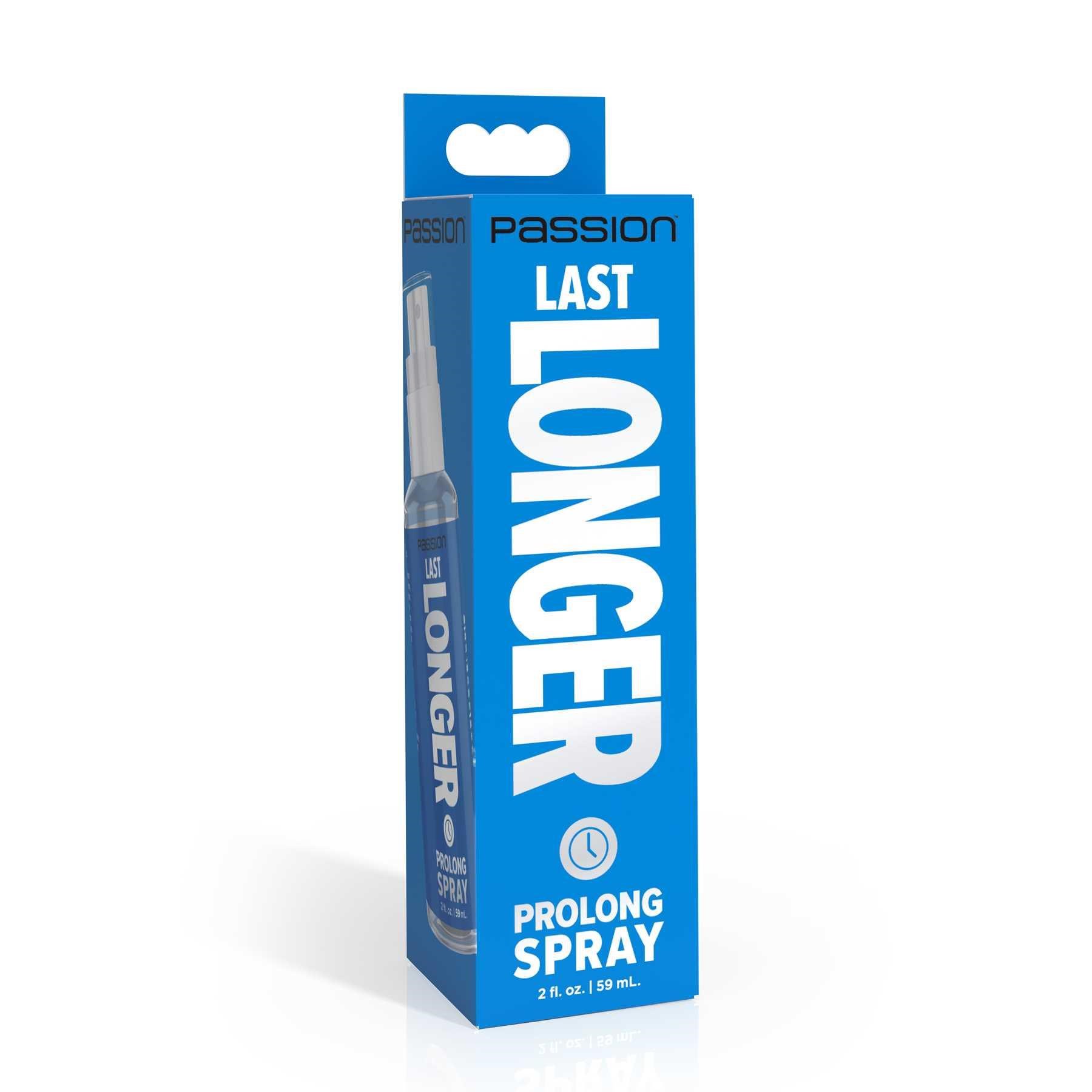 Passion Lubricants Last Longer Prolong Spray package