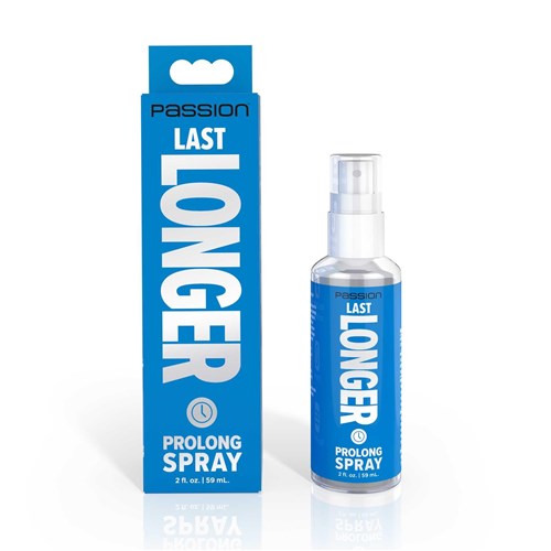 Passion Lubricants Last Longer Prolong Spray with package