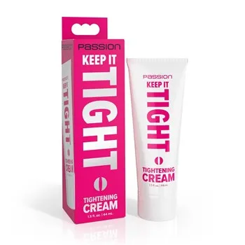 Passion Lubricants Keep it Tight Tightening Cream with package